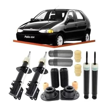 4 Amortecedor+ 4 Kit Suspensão Palio 96 97 98 99 - 1