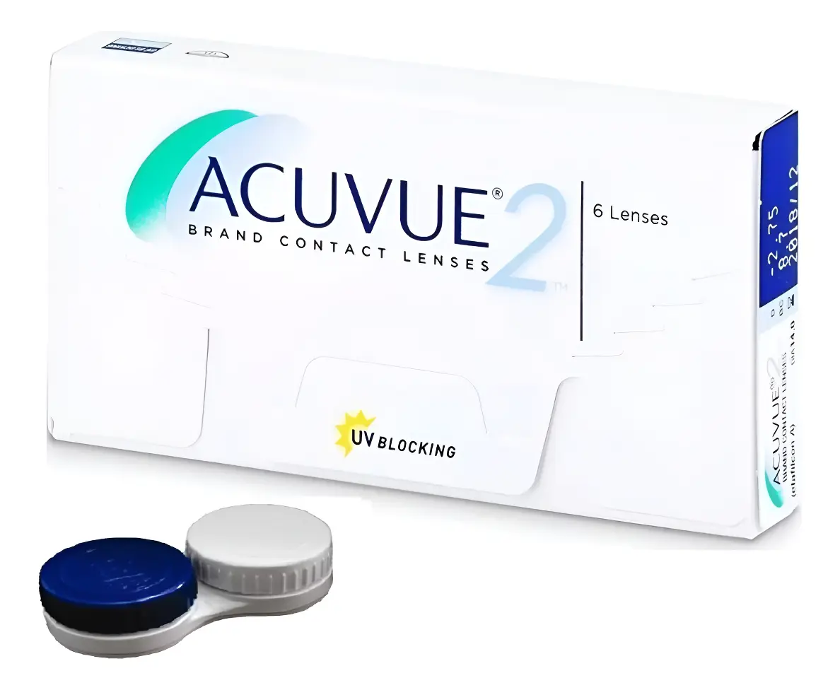 Lente De Contato Acuvue 2 - Johnson - Incolor Com Grau 4.5 - 1