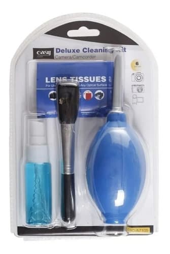 Kit Limpeza Camera Lente Dslr Lcd 6x1 Fotografia - 1